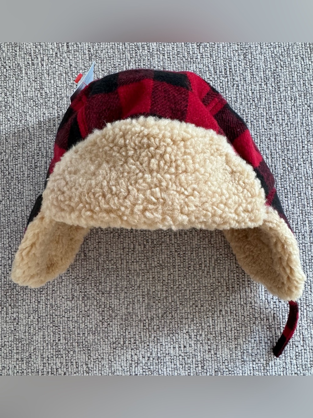 NWT Cat & Jack Buffalo Check Trapper Hat